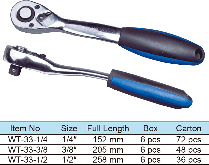 Pear Head Ratchet Wrench With Bending Handle, Quick Release,72 Teeth(圖1)