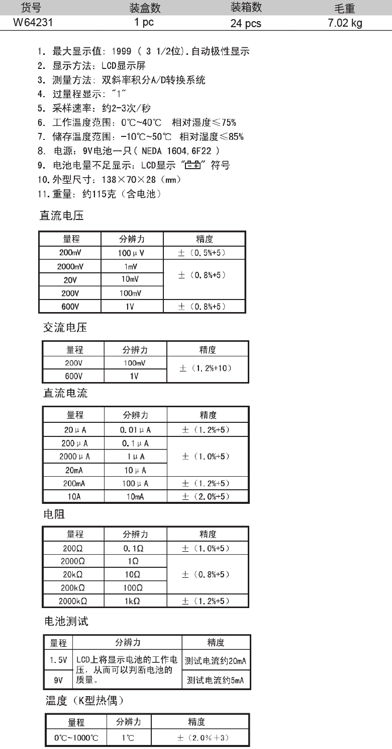 數(shù)顯萬用表(圖1)