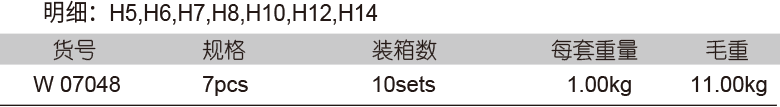 12.5mm系列整體氣動批頭套筒組套(圖1)